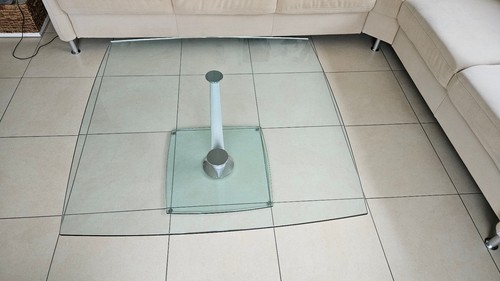 Rolf benz glas - glas-couchtisch,