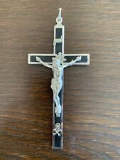 Kruzifix Metallkreuz mit