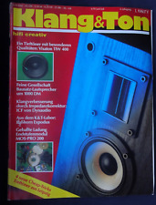 KLANG+TON 4/91, ACR ISOSTATIC RP 100, DAVIS CALYPSO, GIA FLOYD, VISATON TIW 400,