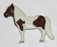 playmobil Pony braun weiß