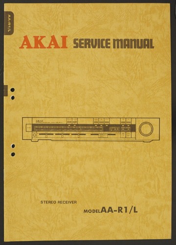 Original akai l stereo - akai, aa-r1/l