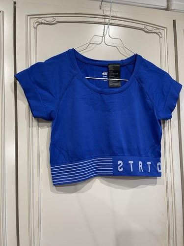Sport oberteil blau - h&m,