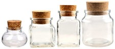 Vorratsgläser mit Korken -