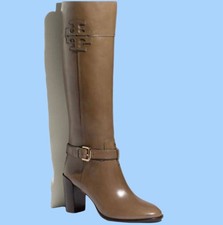 Tory Burch Brown Leather Knee