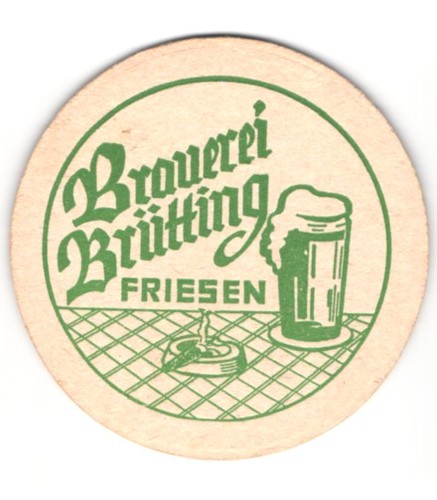 Beer mat friesian brewery - mat, friesian,