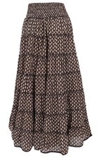 Langer Boho Stufenrock