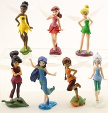 7pcs Tinkerbell Fairies Figur Figuren Puppe Spielzeug Kuchendeckel Toys Doll Set