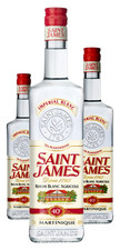 3 x Saint James Imperial Blanc