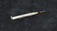 silberner Zahnstocher ? mit Hornstift zum herausschieben (altes Stück 925)
