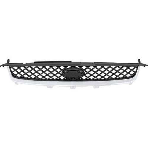 Kühlergrill chrom schwarz - kühlergrill, chrom/schwarz