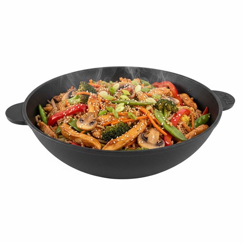 Gusseisen wok asia - gusseisen,