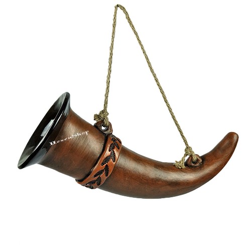 Trinkhorn methorn aus keramik - trinkhorn,