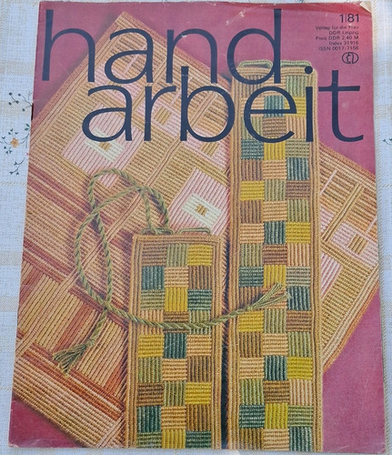 Handarbeit zeitschrift - handarbeit, 1/81