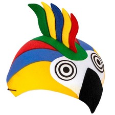 Bunte Paradiesvogel Kappe