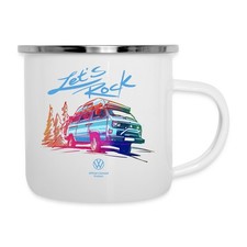 Volkswagen VW Bulli Mit Logo Und Schriftzug Camping-Becher