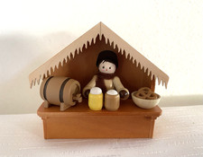 Echt Erzgebirge, Romy Thiel Weihnachtsmarktbude "Bierausschank" , neu und ovp