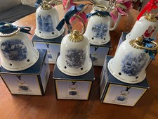 6 ARKO Jahresglocken Weihnachtsglocke Glocke Porzellan