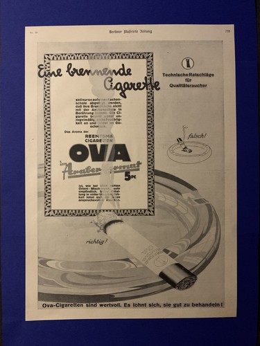 1929 ova zigaretten - ova,