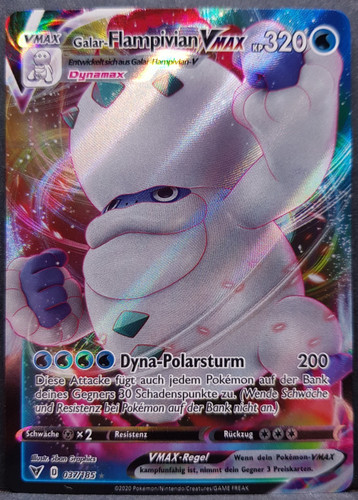 Galar flampivian vmax 037 - galar-flampivian, 037/185