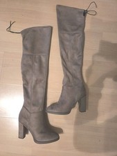 Deichmann Graceland Overknees Braun Taupe Gr.39 #Neu#