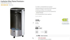 gas heizer blue flame