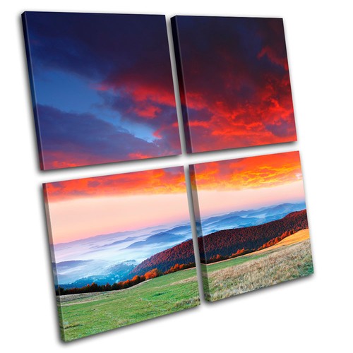 Countryside mountain sunset - mountain,