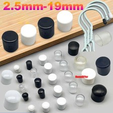 2,5mm-19mm PVC Gummi Endkappen