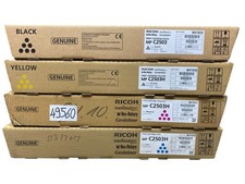 Original RICOH C2503H Toner Tonerset Black Yellow Magenta Cyan neu 49560
