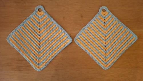 Topflappen handarbeit - topflappen,