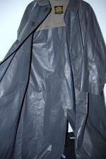 WEGA Vintage Gummimantel Regenmantel Regenjacke Gummi Regen Mantel Jacke 52/L