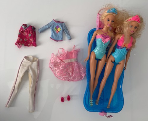 Barbie puppen set blauer pool - barbie,