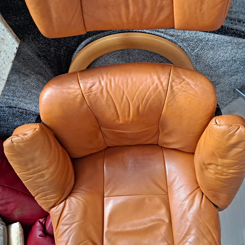 Stress less ledersessel braun - stress,