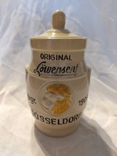 Senftopf Original Löwensenf mit Deckel, 14cm hoch, gebraucht