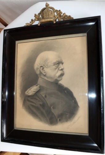 Orig lithografie fürst otto - orig.-lithografie,
