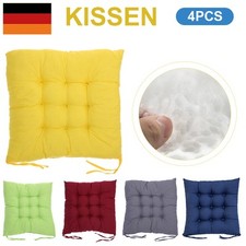 4er Set Stuhlkissen Sitzkissen