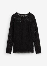 Langarmshirt aus edler Spitze