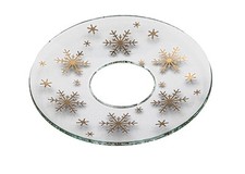 Glas-Kerzenmanschette