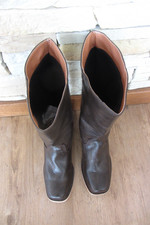  Weitschaft Western Cowboy Motorrad Stiefel Gr.41 Dunkel-Braun Mainz Mode NEU