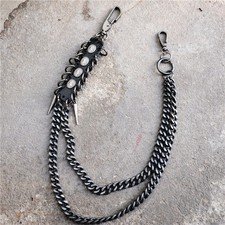 25" Bold Metal Leather Design