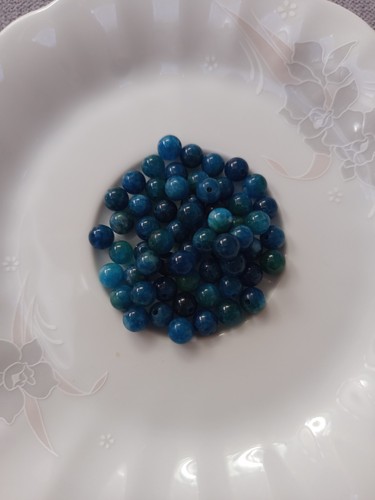 Edelstein perlen apatit - perlen, 6mm
