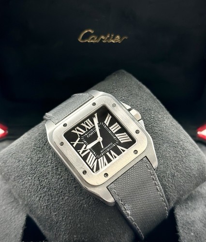 Cartier santos 100 titanium - cartier,