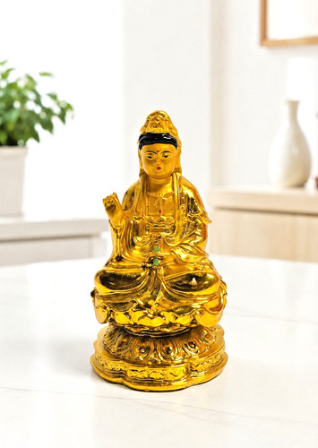 Guanyin statue goldoptik - statue, –
