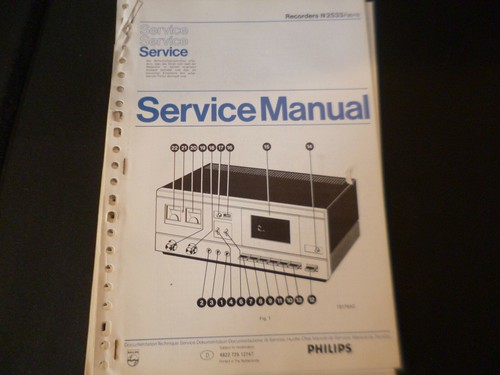 Original service manual - service,