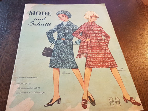 Zeitschrift mode und - mode, schnitt
