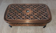 Stöckli Kupfer Design Stövchen Rechaud Speisenwärmer Rockabilly 50er Mid Century