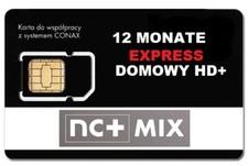 TNK NC+ na karte - Pakiet Domowy HD+  12 m-ceTELEWIZJA NA KARTĘ,DOŁADOWANIE