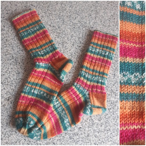 Handgestrickte socken 41 - handgestrickte,