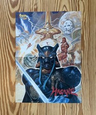 1994 Hagane The Final Conflict /  Street Fighter Vintage SNES Fun Vision Poster!