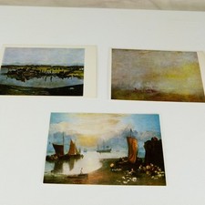 3 Kunstkarten - Wilhelm Trübner - Postkarten, vmtl 60er Jahre