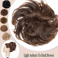85g Messy Dutt Haarverlängerung Haargummi Wrap Bun Natürliche Haarteil wie Echte